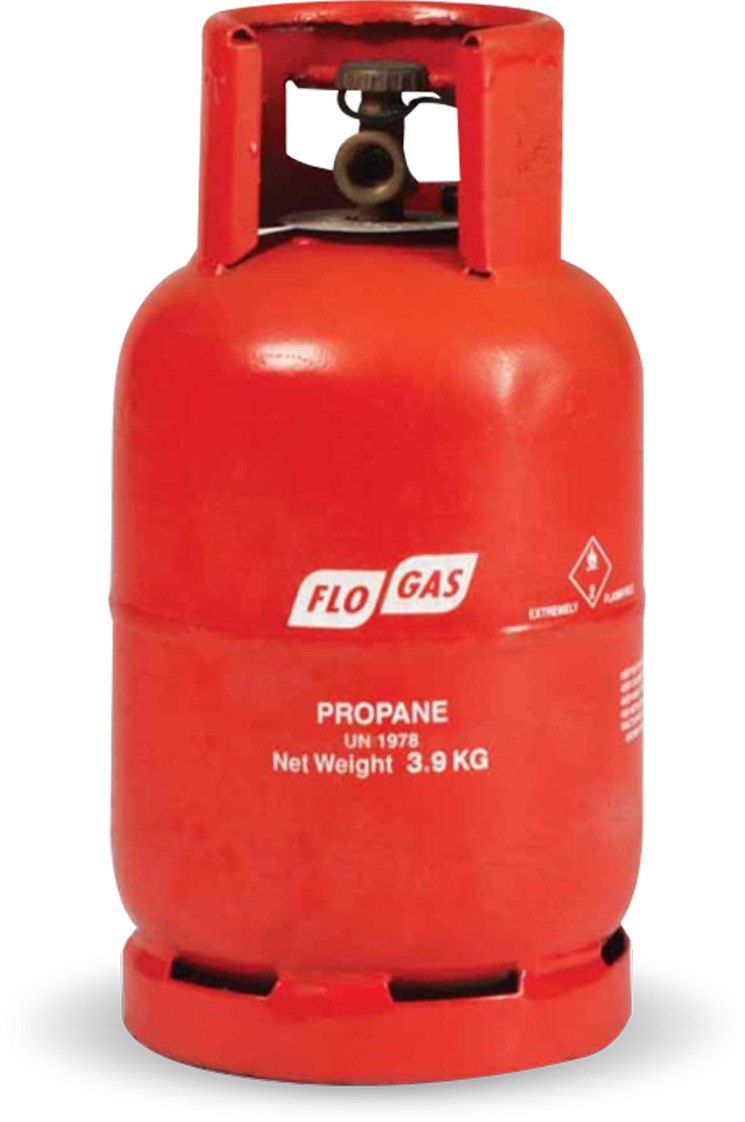FloGas 3.9kg red propane gas cylinder